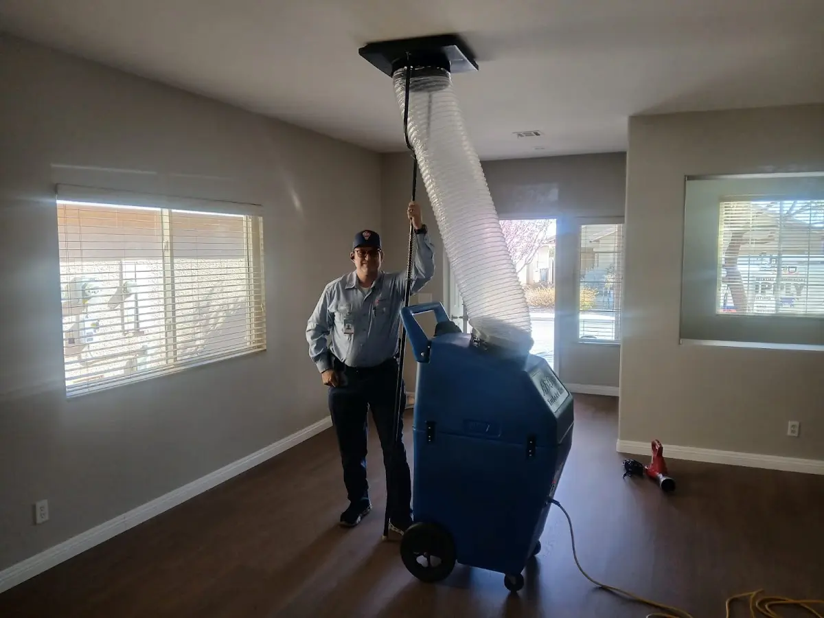 Professional Dryer Vent Cleaning work inside a Redmond home